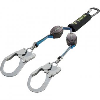 REELOCKminiフルハーネス/胴ベルト兼用巻取式/ダブルHL-HW130